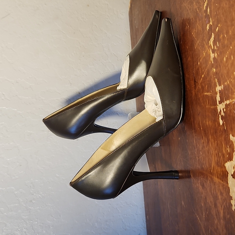 PAOLO CORELLI Brown Leather Women's Heels 8M